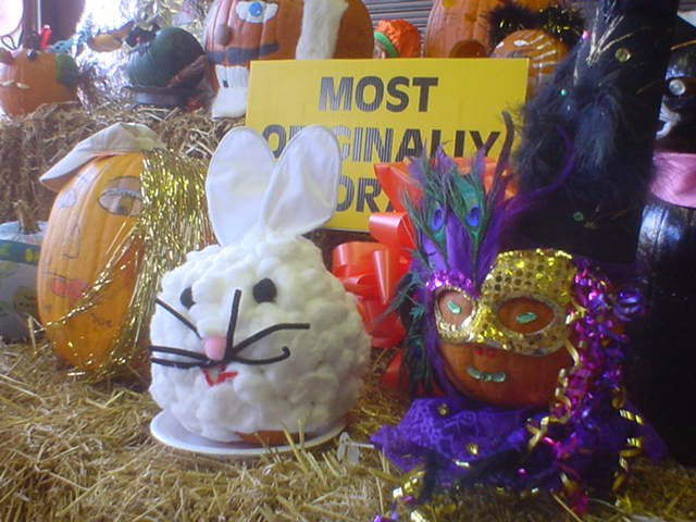 Even the Easter Bunny came out for Halloween!