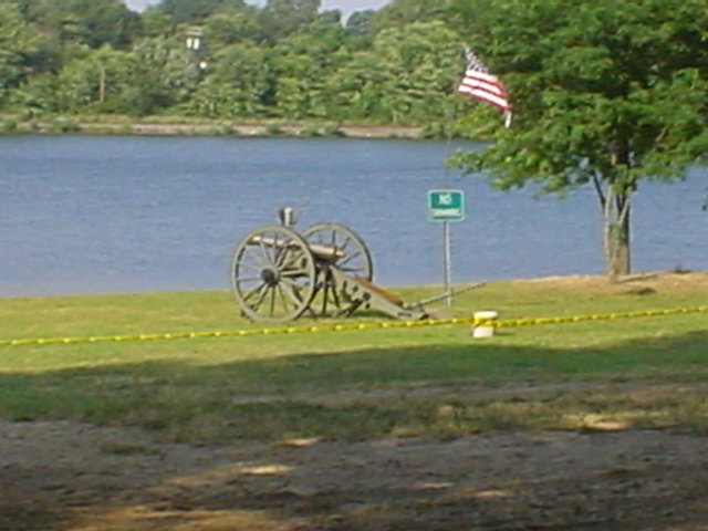 The Jamesburg Cannon Waiting to be Shot