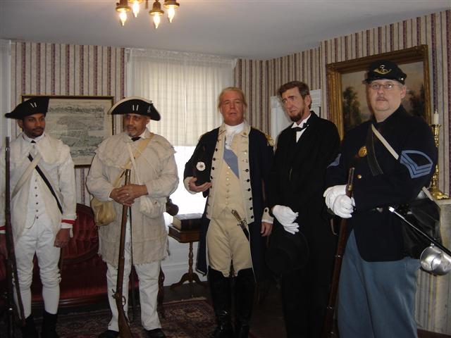 Soldiers and Presidents in Jamesburg!  Oh my!