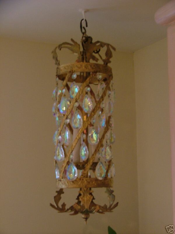 An antique lamp from Holly House, in Helmetta