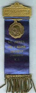 Saint James Church Holy Name Society pin