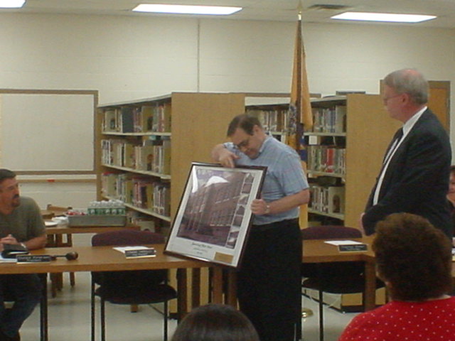 Ron Becker '63, relates the history of Jamesburg High School.